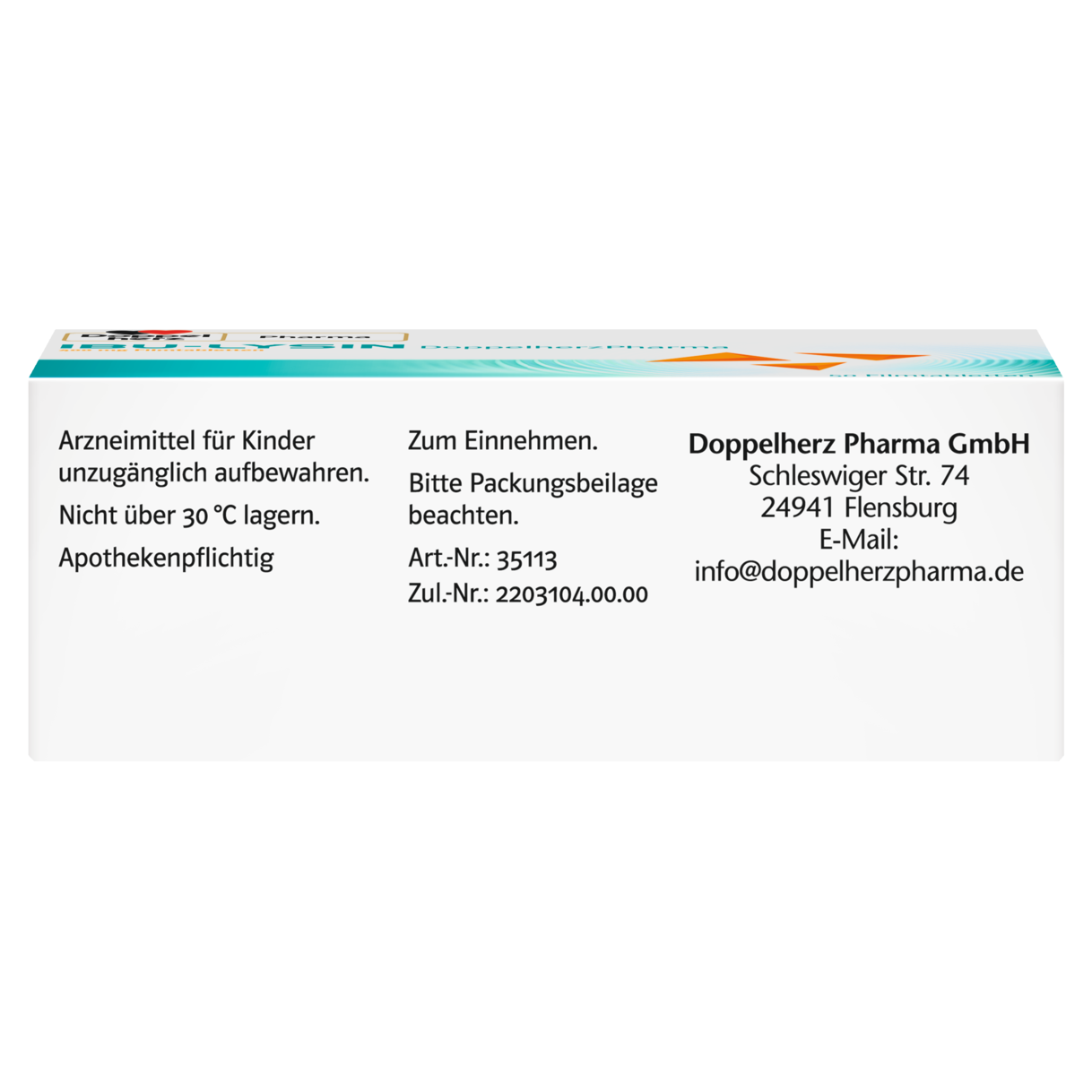 IBU-LYSIN DoppelherzPharma 400 mg Filmtabletten