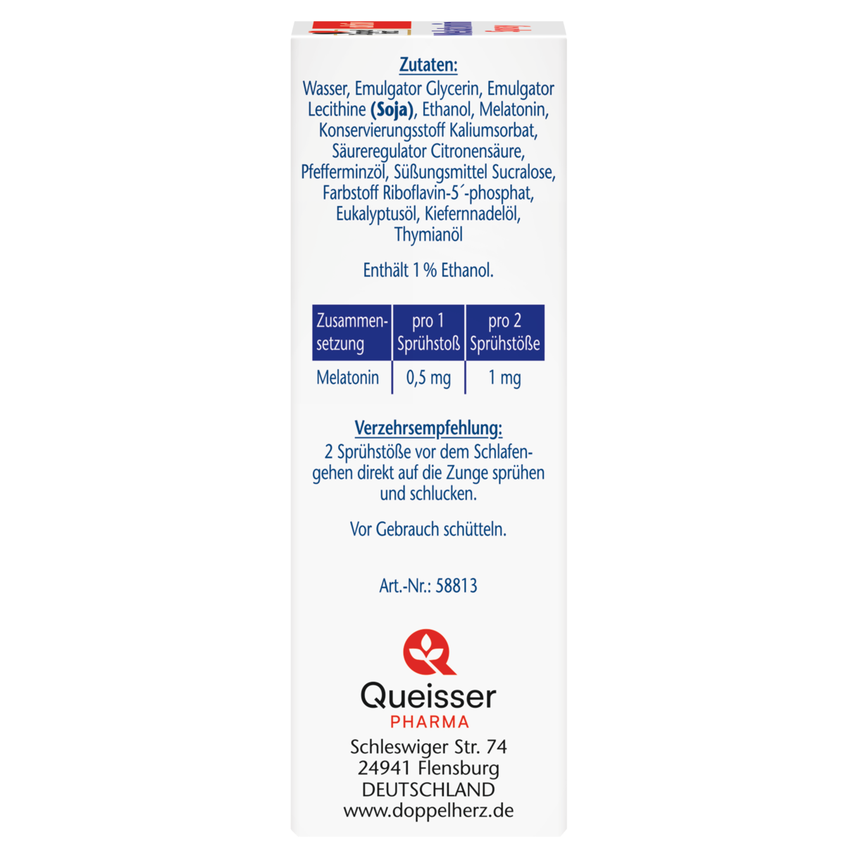 Melatonin Spray