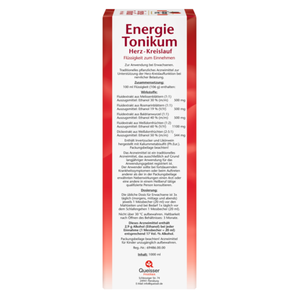 Energie Tonikum Herz-Kreislauf