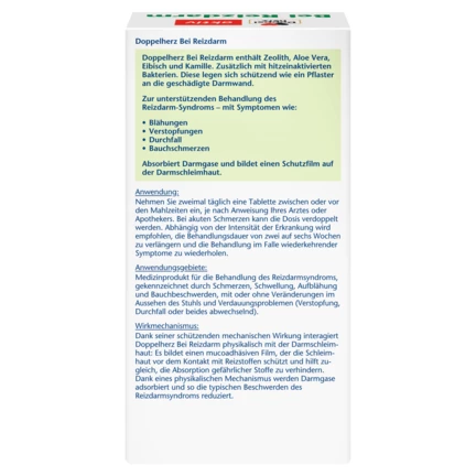 Doppelherz aktiv Bei Reizdarm Rückansicht