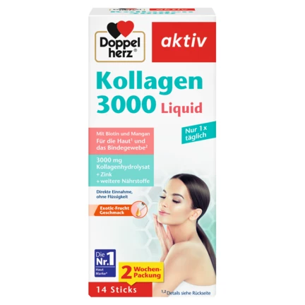 Doppelherz aktiv Kollagen 3000 Liquid Frontansicht