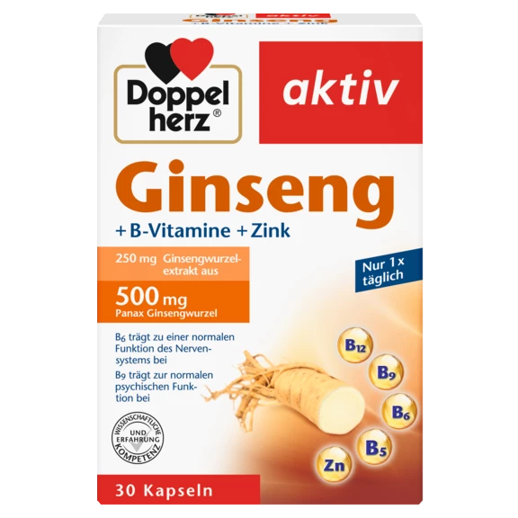 Doppelherz aktiv Ginseng Frontansicht