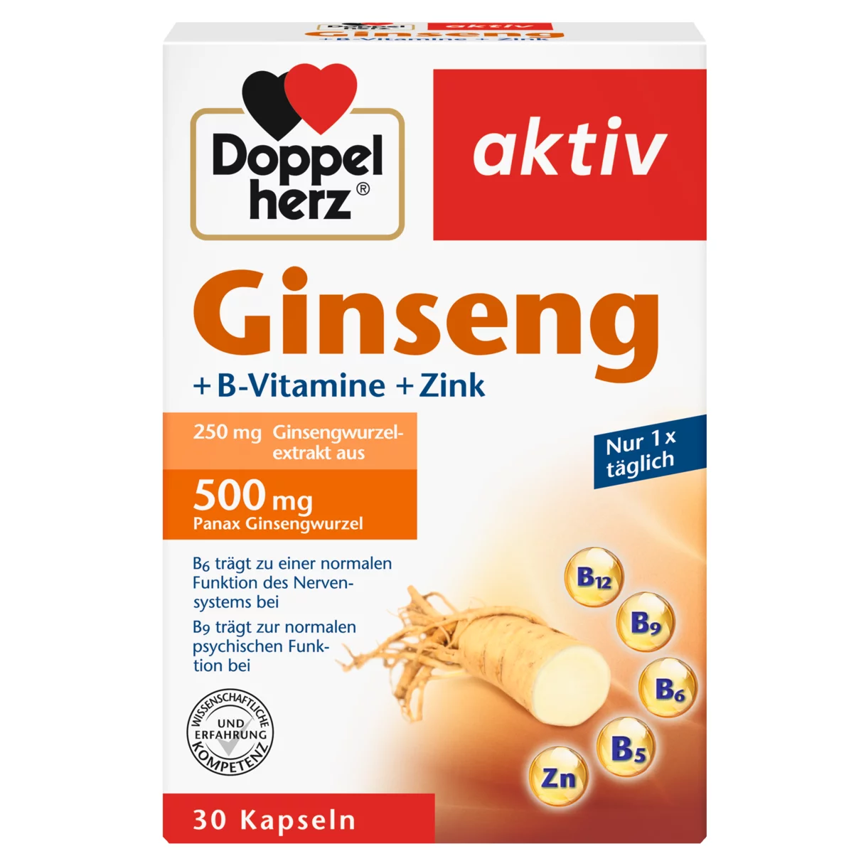 Doppelherz aktiv Ginseng Frontansicht