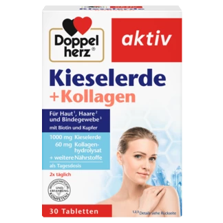 Doppelherz aktiv Kieselerde + Kollagen Frontansicht