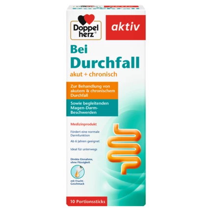 Doppelherz aktiv Bei Durchfall  Frontansicht