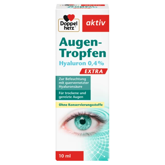 Doppelherz aktiv Augen-Tropfen Extra Frontansicht