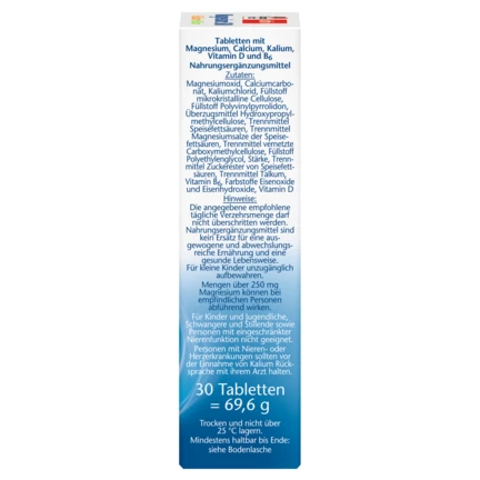 Doppelherz aktiv Magnesium 500 + Calcium + Kalium Seitenansicht rechts