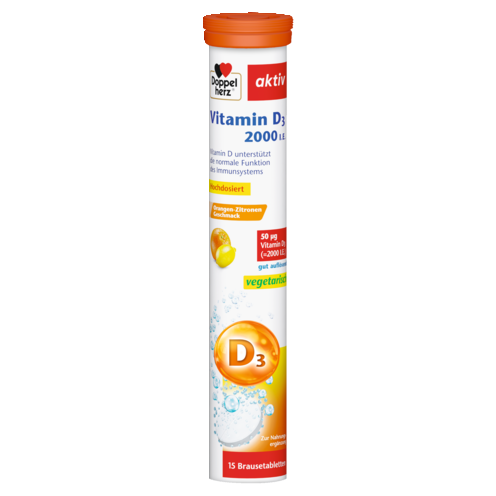 Vitamin D3 2000 I.E. Brausetabletten