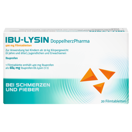 IBU-LYSIN DoppelherzPharma 400 mg Filmtabletten