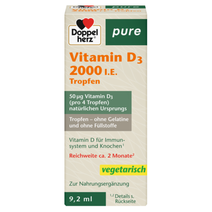 Vitamin D3 2000 I.E. Tropfen