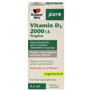 Doppelherz pure Vitamin D3 2000 I.E. Tropfen Frontansicht