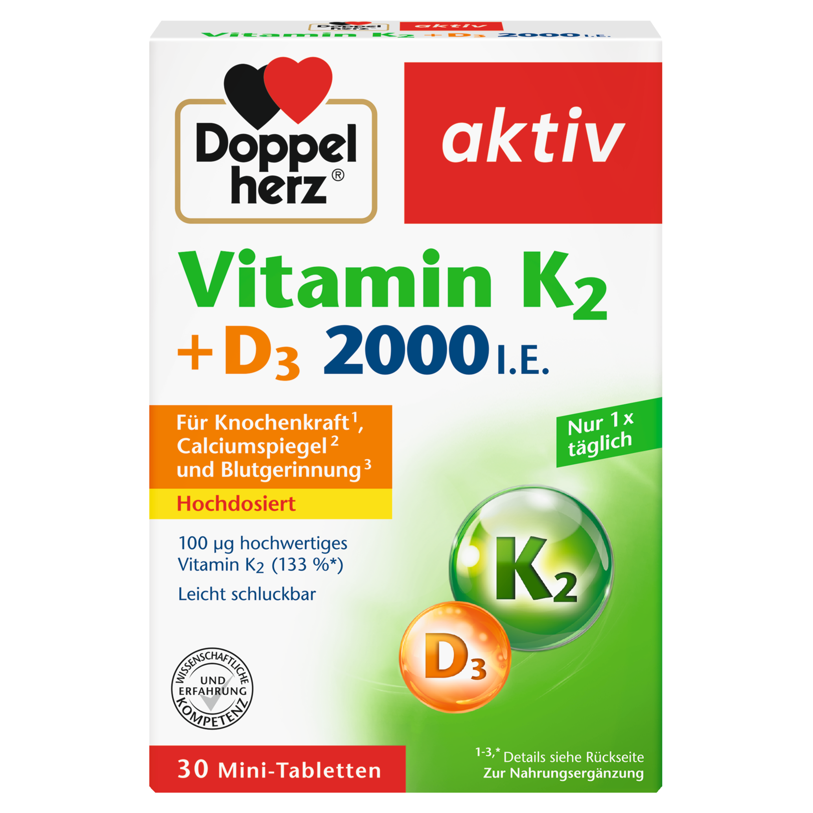 Vitamin K2 + D3 2000 I.E.