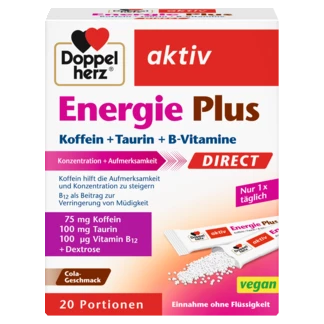 Doppelherz aktiv Energie Plus DIRECT Frontansicht