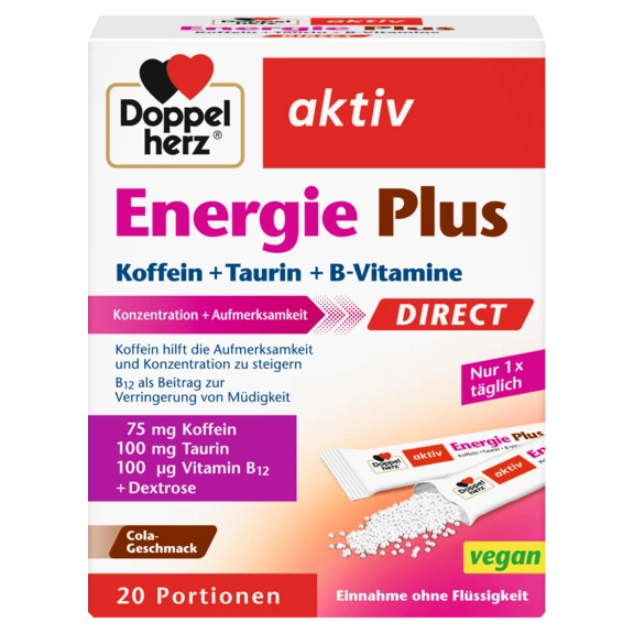 Doppelherz aktiv Energie Plus DIRECT Frontansicht