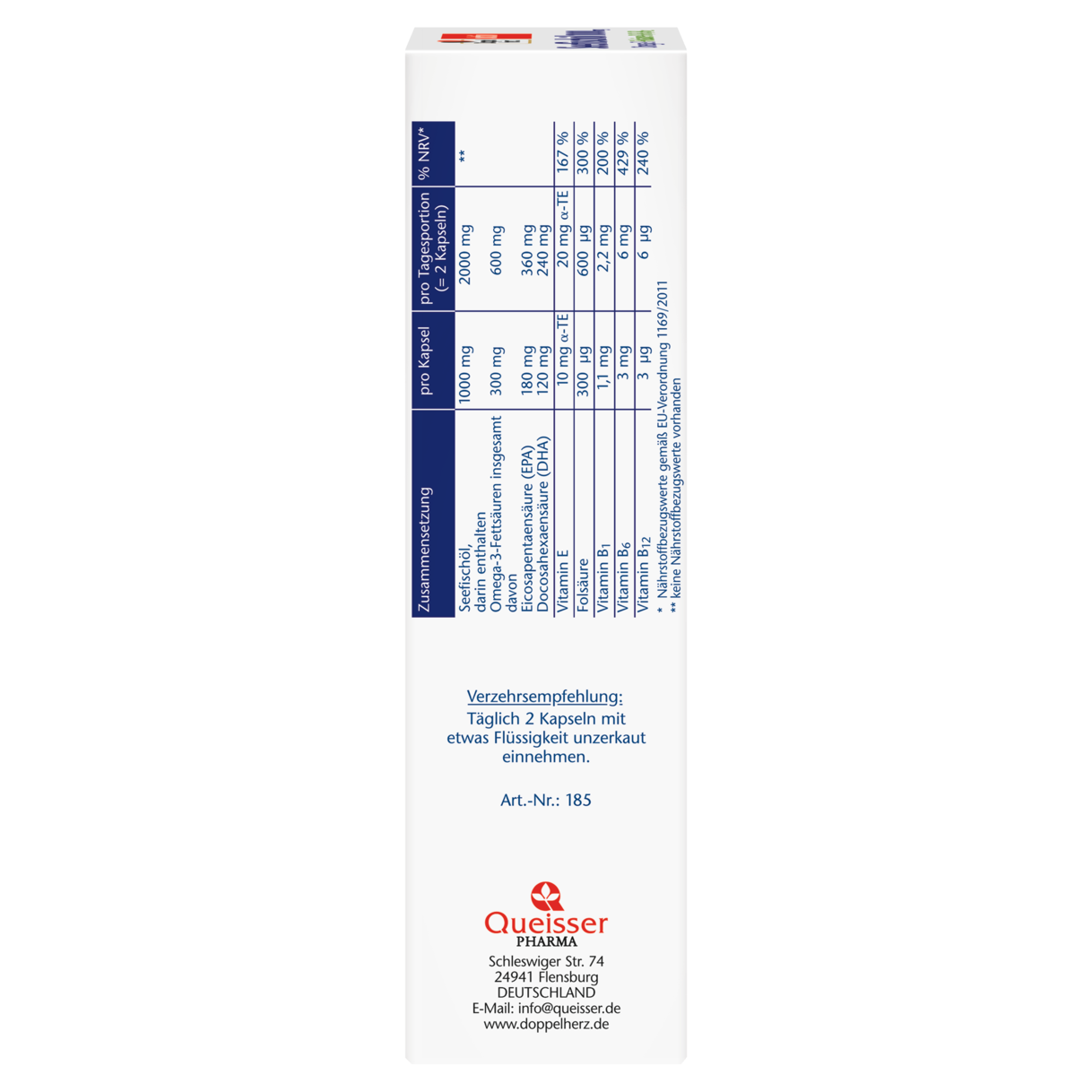Seefischöl Omega-3 1000 mg
