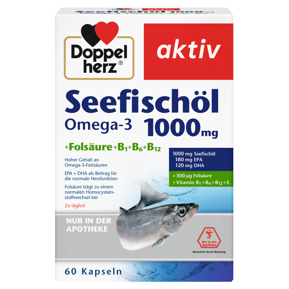 Seefischöl Omega-3 1000 mg