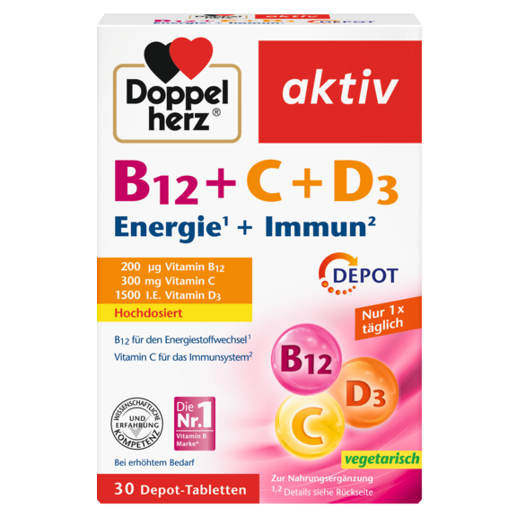 Doppelherz Vitamin B12 Brausetabletten | Doppelherz