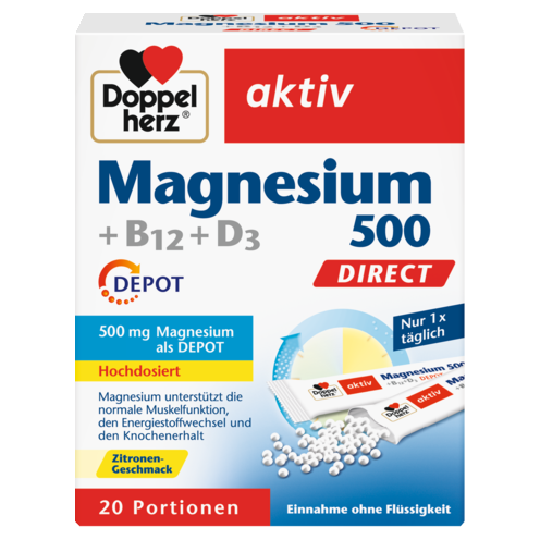 Magnesium 500 + B12 + D3 DIRECT DEPOT