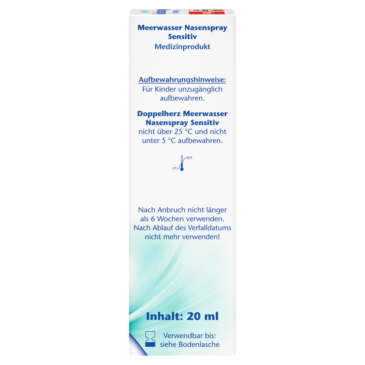 Meerwasser Nasenspray Sensitiv