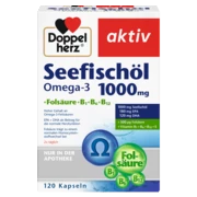 Doppelherz aktiv Seefischöl Omega-3 1000 mg Frontansicht