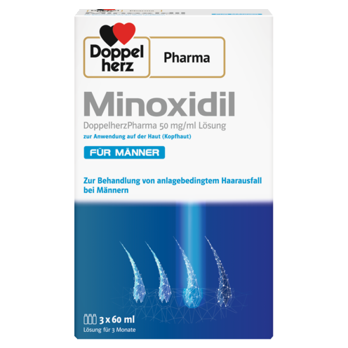 Minoxidil DoppelherzPharma 50 mg/ml Lösung zur Anwendung auf der Haut (Kopfhaut) 