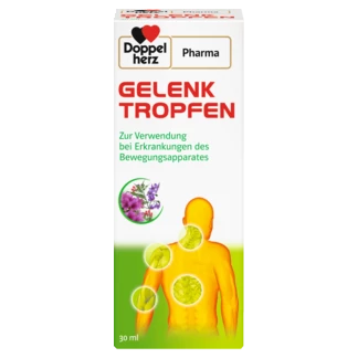 Abbildung der Produktverpackung DoppelherzPharma GELENK TROPFEN Frontansicht