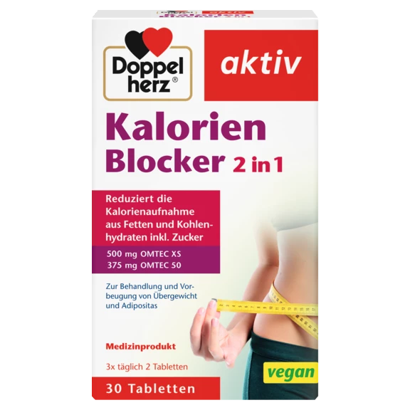 Doppelherz aktiv Kalorien Blocker 2 in 1 Frontansicht