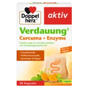 Doppelherz aktiv Verdauung¹ Curcuma + Enzyme Frontansicht
