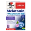 Doppelherz aktiv Melatonin + Magnezijum 400 Prednji pogled Retuširani prednji pogled Zadnji pogled Pogled sa leve strane Pogled sa desne strane