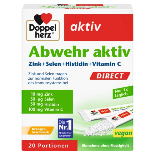 Doppelherz aktiv Abwehr aktiv DIRECT Frontansicht