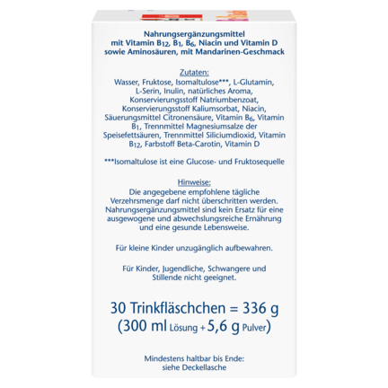 Abbildung der Produktverpackung Doppelherz aktiv B12 + D3 Duo Aktiv Seitenansicht links