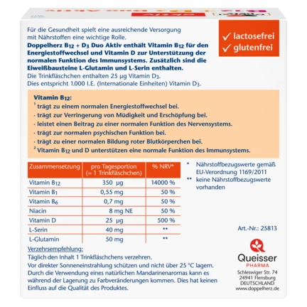 Doppelherz aktiv B12 + D3 Duo Aktiv Rückansicht