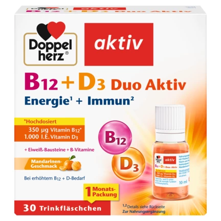 Doppelherz aktiv B12 + D3 Duo Aktiv Frontansicht