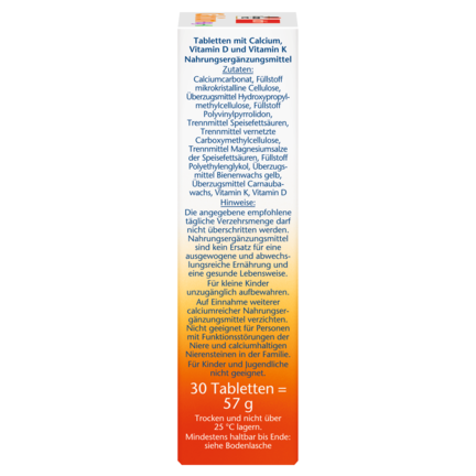 Calcium + Vitamin D3 + K
