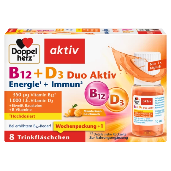 Doppelherz aktiv B12 + D3 Duo Aktiv Frontansicht