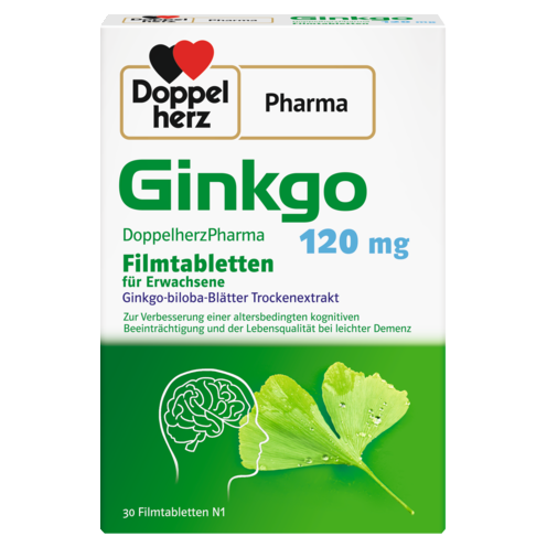 Ginkgo DoppelherzPharma 120 mg Filmtabletten