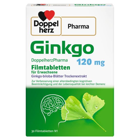 Ginkgo DoppelherzPharma 120 mg Filmtabletten