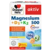 Doppelherz aktiv Magnesium 500 + D3 + K2 Frontansicht