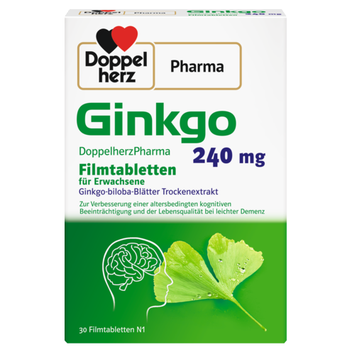 Ginkgo DoppelherzPharma 240 mg Filmtabletten