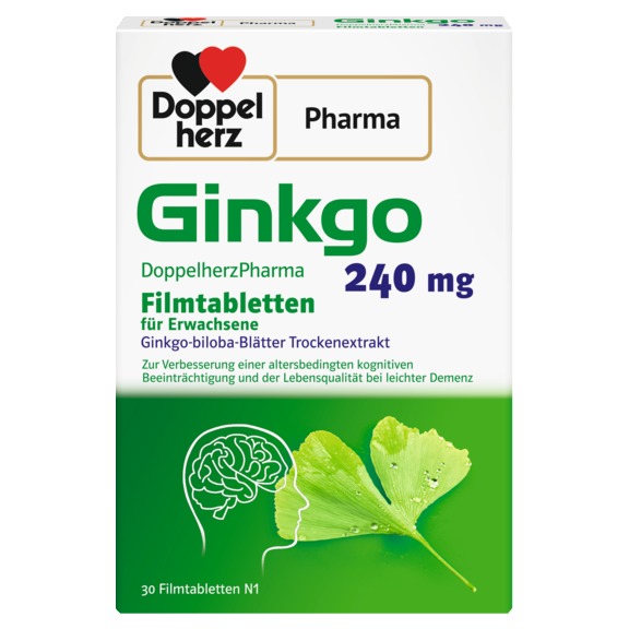 Ginkgo DoppelherzPharma 240 mg Filmtabletten