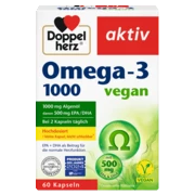 Doppelherz aktiv Omega-3 1000 vegan Frontansicht
