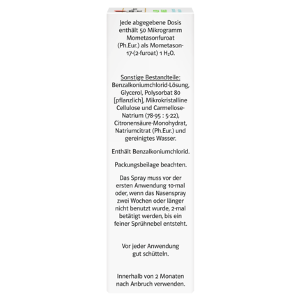 ALLERGO-MOMELIND 50 Mikrogramm/Sprühstoß Nasenspray, Suspension