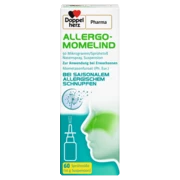DoppelherzPharma ALLERGO-MOMELIND 50 Mikrogramm/Sprühstoß Nasenspray, Suspension Frontansicht