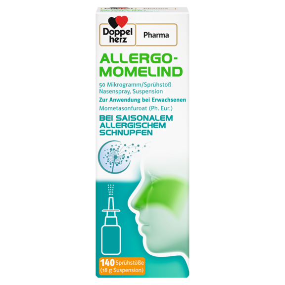 ALLERGO-MOMELIND 50 Mikrogramm/Sprühstoß Nasenspray, Suspension