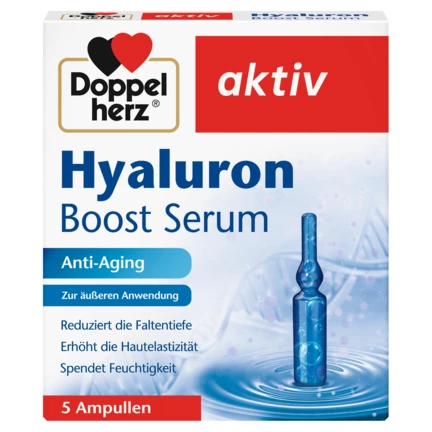 Doppelherz aktiv Hyaluron Boost Serum Frontansicht