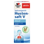 Doppelherz aktiv Spitzwegerich Hustensaft V Frontansicht