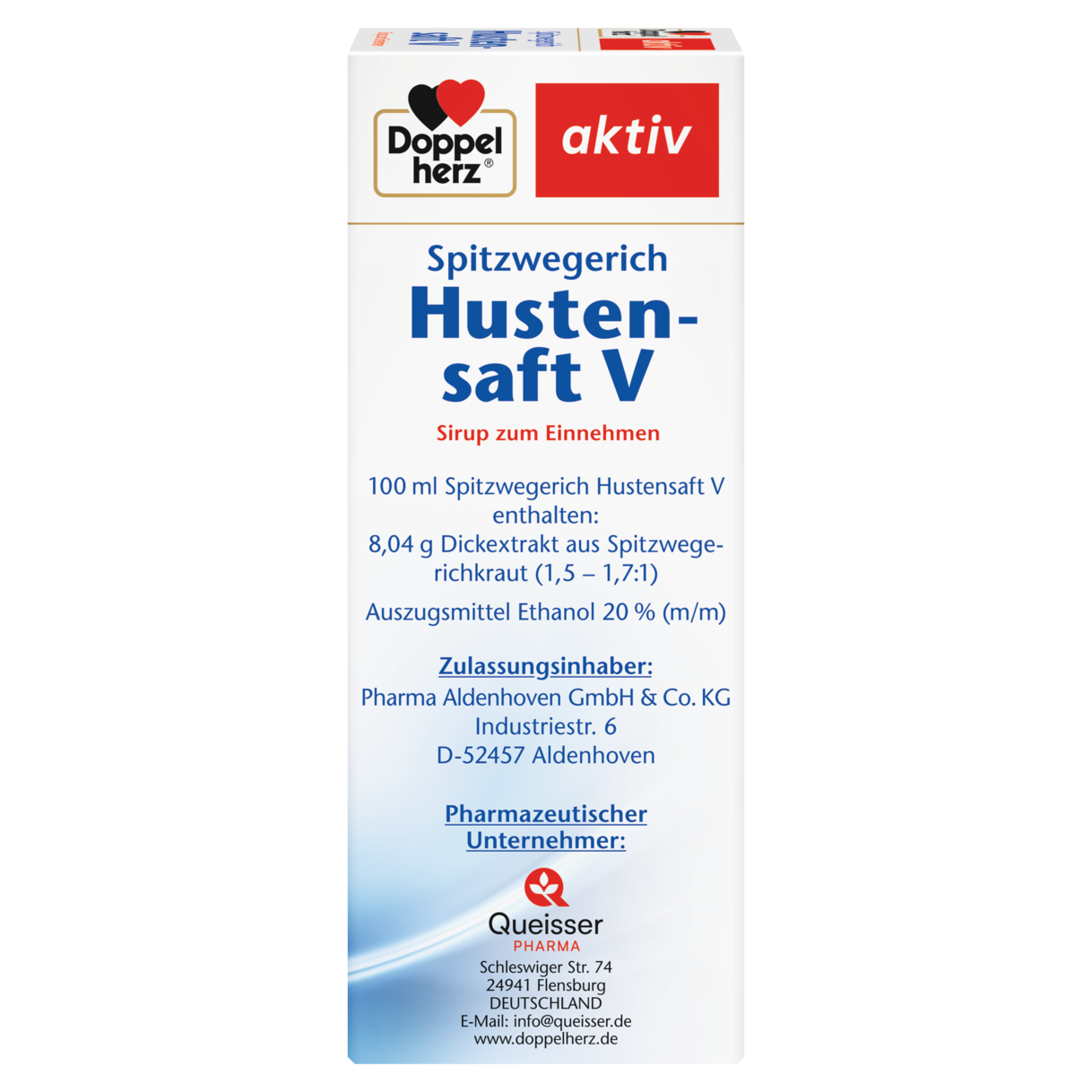 Spitzwegerich Hustensaft V
