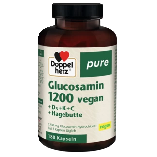 Doppelherz pure Glucosamin 1200 vegan Frontansicht