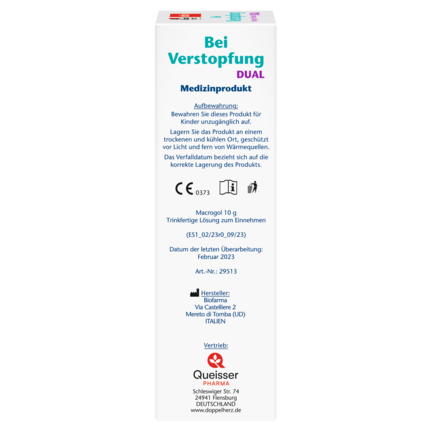 Bei Verstopfung Dual