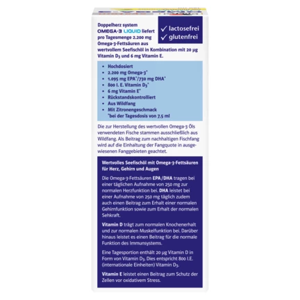 Doppelherz system OMEGA-3 LIQUID Rückansicht